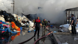 Ordu'da Geri Dönüşüm Tesisinde Yangın