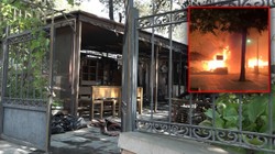 Bursa’daki Tarihi Çay Bahçesi Küle Döndü