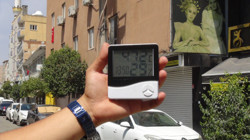 Şırnak Cizre’de Sıcaklık 47 Dereceyi Gördü