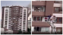 Ankara'da Korkutan Yangın! 2 Kişi Kurtarıldı