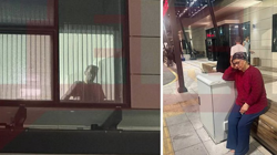 Murat Çalık’ın Annesi Hasta Oğlu İçin Yine Nöbette! Koğuş Penceresinde Yürek Burkan Fotoğraf