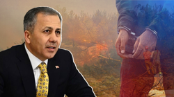 Bakan Yerlikaya Duyurdu! Orman Yangınlarında 25 Tutuklama