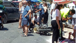 Erdek'te Motosiklet Kazası: 2 Yaralı
