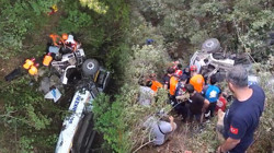 Bursa'da Yangınla Mücadelede Facia! Tanker Uçuruma Yuvarlandı: 3 Kişi Hayatını Kaybetti