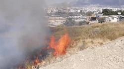 Hatay'da Evin Bahçesinde Çıkan Yangın Kontrol Altında