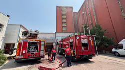 Mersin'de Eski Hastanede Yangın