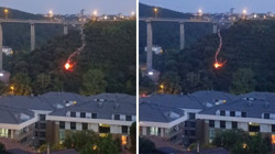 İstanbul'da Orman Yangını: İşaret Fişeği Düşmeden Önce Görüntülendi, 1 Gözaltı