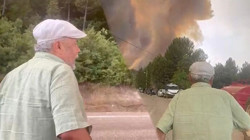 Alevlerin Arasında Yürek Burkan Anlar: Gözyaşlarıyla Her Yerde Eşini Aradı