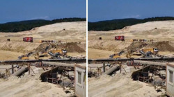 Kum Ocağında Göçük! Balçık İçinde Kaybolan İşçiyi Kurtarma Çalışmaları Sürüyor