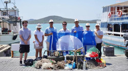 Ayvalık Cunda’da Deniz Dibi Temizliği