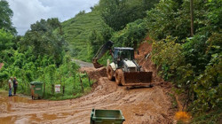 Rize'de Şiddetli Sağanak Heyelana Neden Oldu