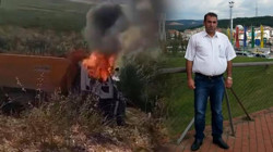 Alev Alan Kamyonun İçinde Can Verdi