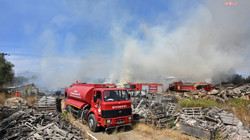 Manisa'da Fabrikada Yangın Paniği! Kontrol Altına Alındı