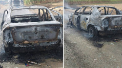 Yanan Araçtan Son Anda Çıkmayı Başardı