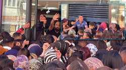 Karaman'da Mağaza Açılışında İzdiham! Polisler Zor Anlar Yaşadı