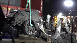 Tesla Kazasında Facia! 1’i Çocuk 3 Kişi Yanarak Can Verdi