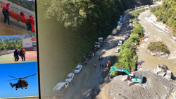 Rize’de 48 Saatte Çifte Felaket! Mahsur Kalan 115 Kişi Helikopterle Kurtarıldı, Bungalovlar Evler Boşaltıldı