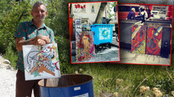 Ressam Efe Işıldaksoy'dan Bir Tuhaf Proje! 11 Yılda 2.175 Tabloyu Çöpe Attı, Dünyaya Yayıldı, ABD'de Ders Konusu Oldu