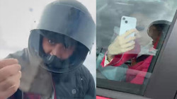 Trafikte Gergin Anlar! Motosikletli Aracı Yumrukladı, Kadın Avukata Tehditler Savurdu