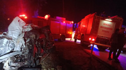 Denizli’de Feci Kaza! İki Otomobil Kafa Kafaya Çarpıştı