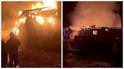 Çorum'un İskilip İlçesinde Üç Ev Alevlere Teslim Oldu