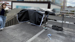 Beylikdüzü'nde Metrobüs Köprüsünde Yangın