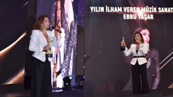 Ebru Yaşar’a 'Yılın İlham Veren Sanatçısı' Ödülü: Filistin Konuşmasıyla Büyük Alkış Aldı