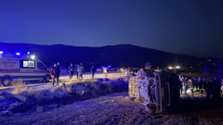 Kahramanmaraş'ta Feci Kaza! İşçi Servisi Devrildi... 2 Ölü, 7 Yaralı