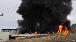 Kırıkkale'deki Kimya Fabrikası Alevlere Teslim! Siyah Dumanlar Gökyüzünü Sardı