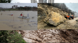 Adana ve Mersin'i Kuvvetli Yağış Vurdu... Dereler Taştı, Yollar Kapandı