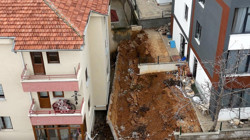 Ankara'da İstinat Duvarı Çöktü, 4 Apartman Tahliye Edildi