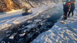 Buz Kırılınca Araç Suya Gömüldü! Baykal Gölü Turistlere Mezar Oldu