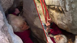 Ölümle Burun Buruna 24 Saat: 80 Yaşındaki Kadın 5 Metrelik Yarıkta Bulundu