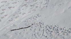 Burası Ne New York, Ne Antarktika Ne de Sibirya... Rize'de Evler Kayboldu, Görenler Hayrete Düştü