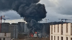 Tuzla'da İşçilerin Kaldığı Konteynerde Büyük Yangın