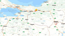 Düzce'de 3.1 Büyüklüğünde Deprem, İstanbul'da da Hissedildi