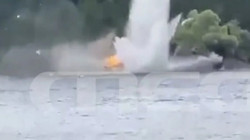 Yunanistan'da Can Pazarı: Yangın Söndürme Helikopteri Baraja Düştü
