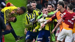 Derbi Sonrası Ortalık Karıştı, 2 Oyuncuya Kırmızı Kart! Polis Sahaya Girdi