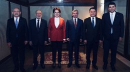 Altılı masa toplandı: Gündemde aday süreci ve ekonomi var