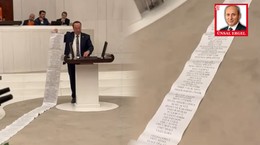 CHP’li Vekil Tutuklu Öğrenciler İçin Ses Yükseltti: Meclis'te Tam 6,5 Metrelik Protesto