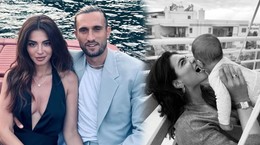 Melisa Aslı Pamuk ve Yusuf Yazıcı'dan Aile Fotoğrafı! Mylan Bebek Sosyal Medyayı Salladı: 'Aynı Annesi'