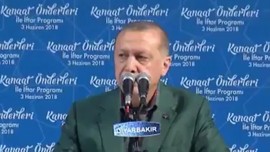 Erdoğan dondu kaldı: Diyarbakır'da ilginç anlar