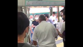 Marmaray'da müzik yapan öğrencilere güvenlik müdahale etti: Yurttaşlar gençlere böyle sahip çıktı