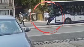 Karabük'te otobüsün önüne atladı, faciadan dönüldü!
