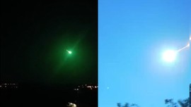 Çok sayıda şehirden görüldü: Gökyüzünde parlak ışık kameralara yansıdı