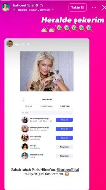Dünya Starı Paris Hilton'un Takip Ettiği Türk Şarkıcı Herkesi Şoke Etti! Sosyal Medya Bunu Konuşuyor - Resim : 3