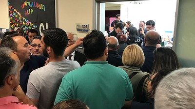 Tarabya'da sandık başında tartışma