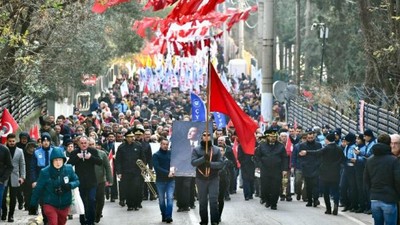 Menemen'de devrim şehidi Kubilay anması