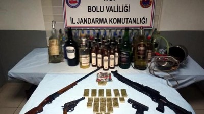 Sahte içki imalathanesine baskın