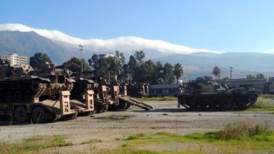 Sınıra tank sevkiyatı
